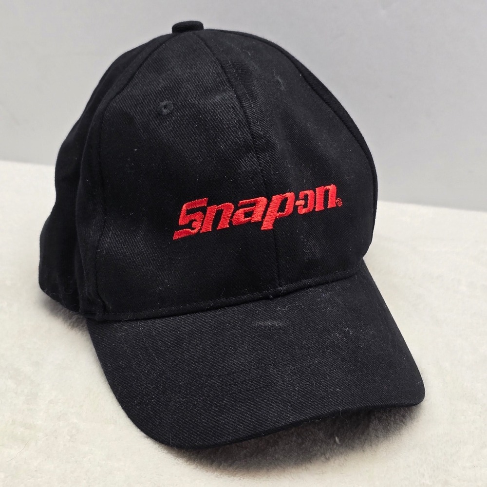 Snap-on Tools Embroidered Logo Baseball Cap Adjustable Black Red OSFA Gorpcore